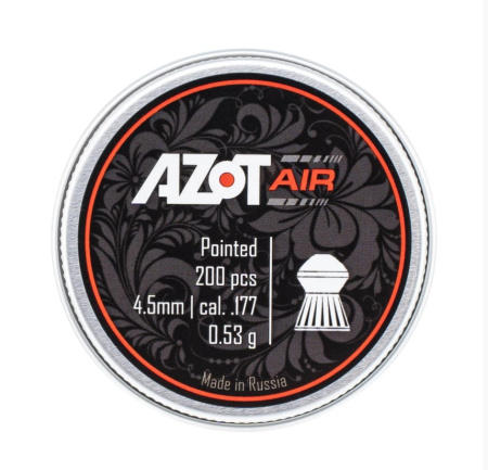 Пуля пневм. Azot Air Pointed 4,5мм (200)/1уп.