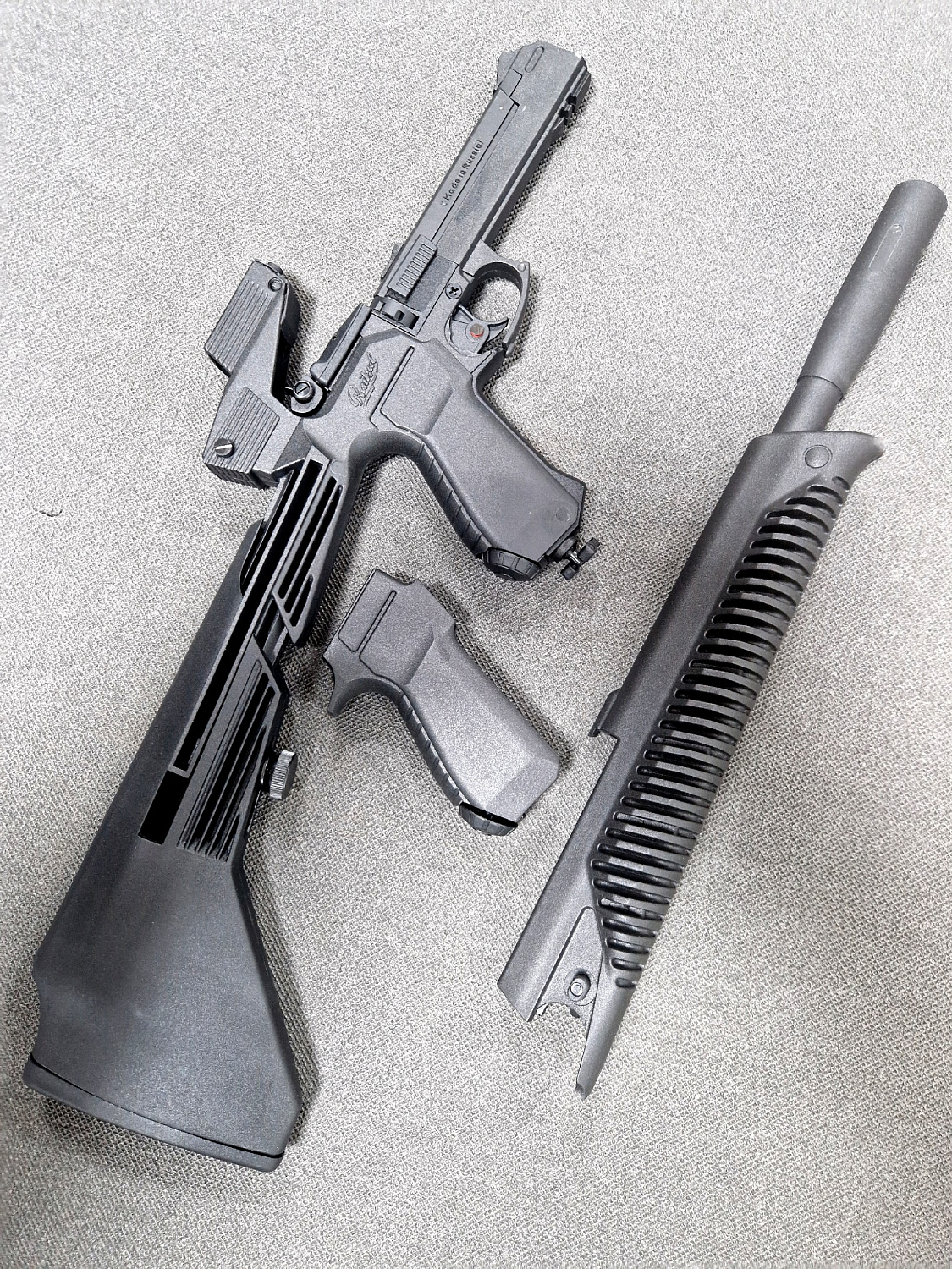 2-в-1: модульный пневматический пистолет-трансформер МР-651КС-11