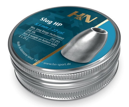 Пуля пневм. H&N Slug HP 5,51мм 1.62г (200)/1уп
