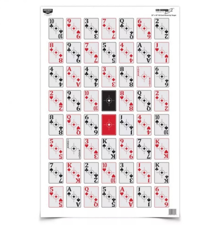 Мишень Birchwood Eze-Scorer 52карты 5шт/1уп /BC-37026/