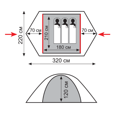 Палатка SOL HUNTER 3 /SLT-001.11/