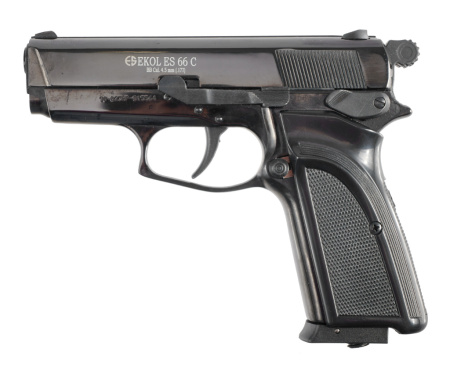 Пневматический пистолет EKOL ES 66 С Black 4,5к металл (1)
