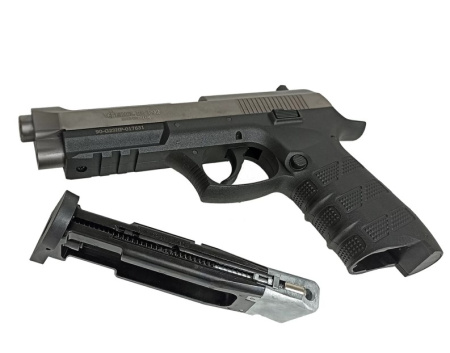 Пневматический пистолет EKOL ES P92 Fume 4,5к никель (2)