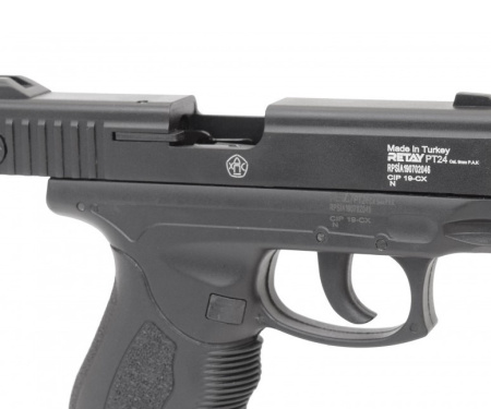 Макет охолощенный пистолета PT24 (Taurus) сатин к.9мм РАК