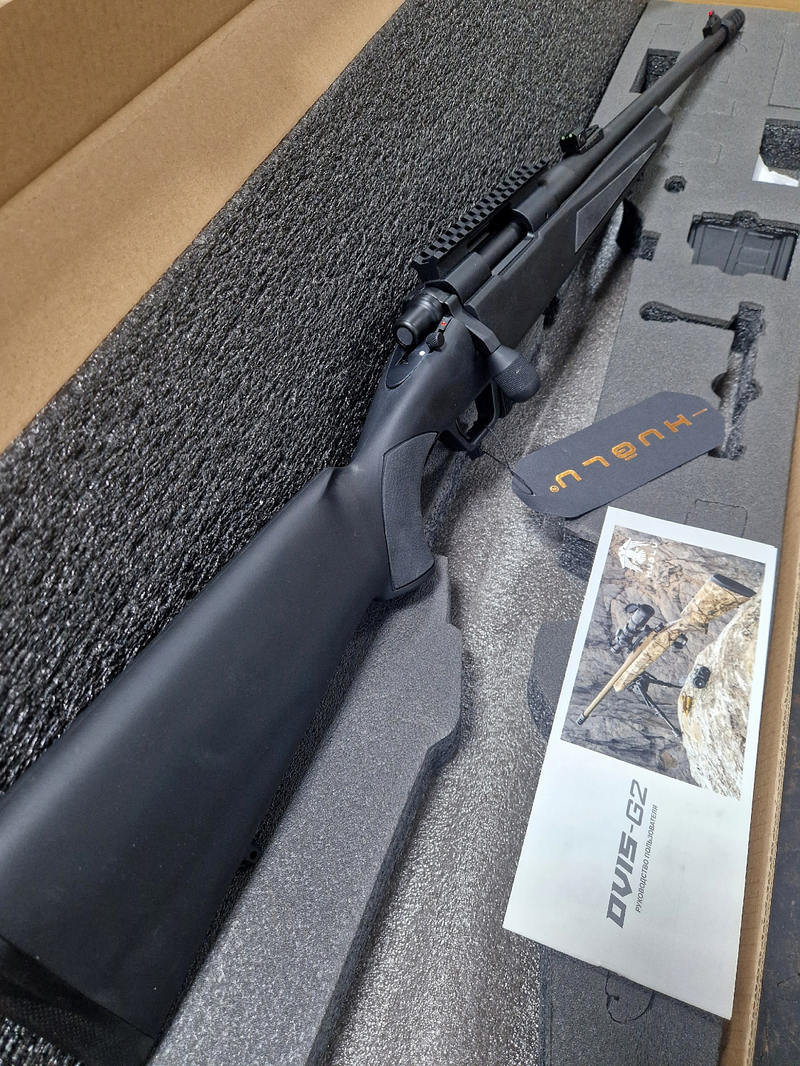 Нарезной карабин HUGLU OVIS G2 Synthetic Black
