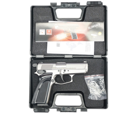 Пневматический пистолет EKOL ES 66 Fume 4,5к никель