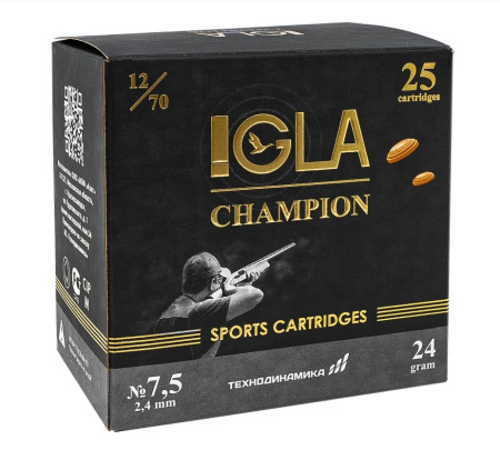 Патрон 12/70 №7,5 24гр. Игла Champion (25)