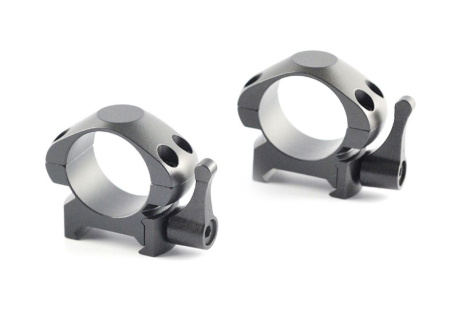 Кольца Nikko Stirling Diamond QR быстросъемные на weaver 25,4 низкие /NSMQR1WL/