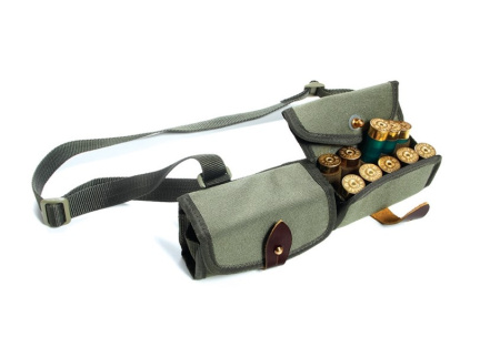 Патронташ VEKTOR двухрядный на 20 патронов кардура для переноски на плече /П-35/