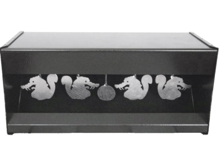 Мишень Shootman автомат с пулеулавливателем Белки металл 2мм (3)