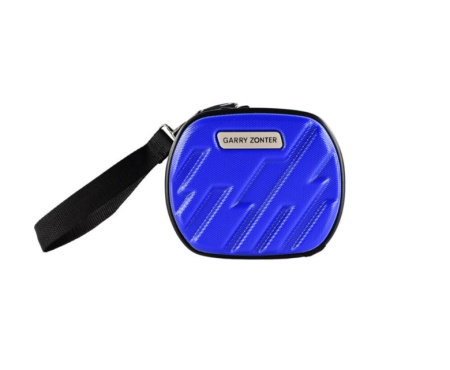 Кейс под наушники 15*12*11 синий Русский пластик /KNBL/