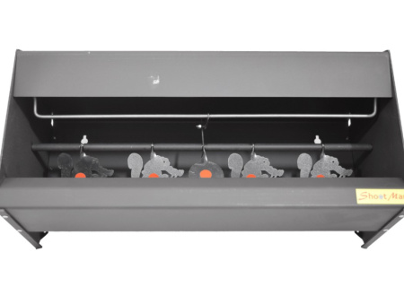 Мишень Shootman автомат с пулеулавливателем Белки металл 2мм (2)