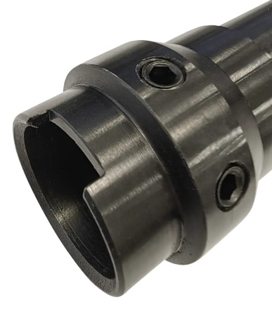 Переходник-адаттер на пламегаститель длинный СВД/Тигр, резьба М24х1,5 (2)