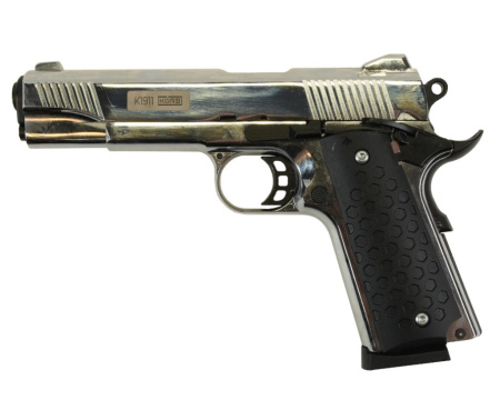 Пистолет сигнальный K1911 KURS Classic хром к.5,5 (1)